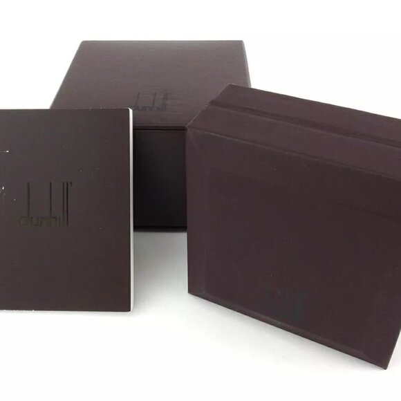 dunhill cuff logo button 925 Silver Authentic Used T19842 - Picture 7 of 9